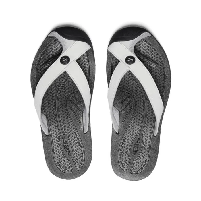 Women KEEN Casual Barbados VaporBlack Leather FlipFlop Women KEEN Casual Barbados VaporBlack Leather FlipFlop