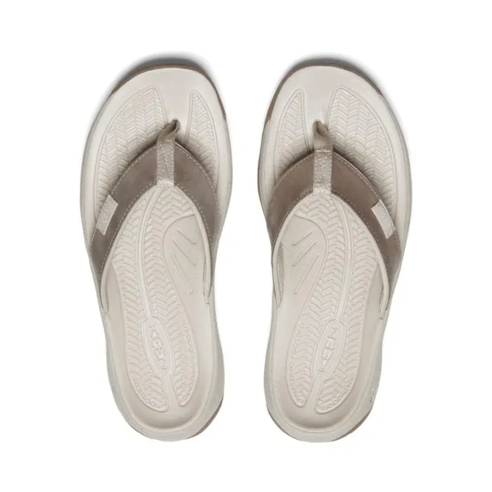 Women KEEN Casual Kona Flip BrindleSilver Birch Leather FlipFlop Women KEEN Casual Kona Flip BrindleSilver Birch Leather FlipFlop