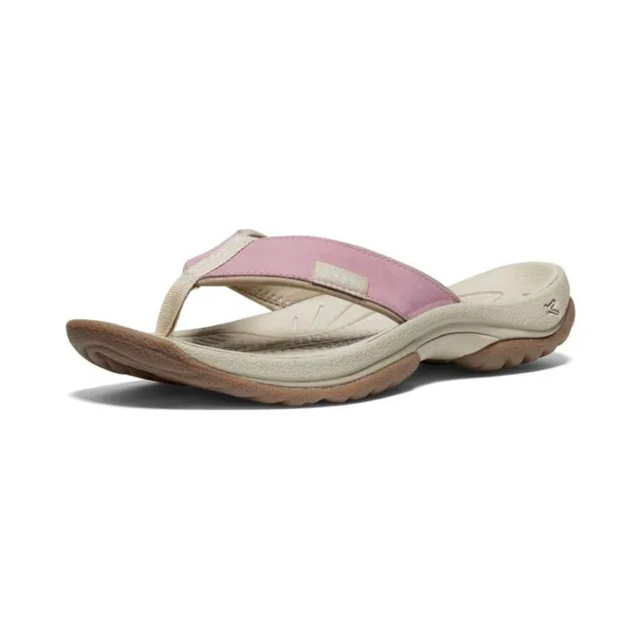 Women KEEN Casual Kona Flip Nostalgia RosePlaza Taupe Leather FlipFlop Women KEEN Casual Kona Flip Nostalgia RosePlaza Taupe Leather FlipFlop