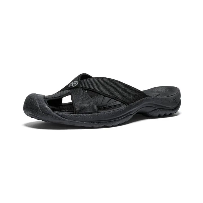 Women KEEN Sandals Bali BlackSteel Grey Leather FlipFlop Women KEEN Sandals Bali BlackSteel Grey Leather FlipFlop