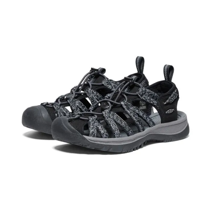 Women KEEN Sandals Whisper BlackSteel Grey Closed Toe Sandal Women KEEN Sandals Whisper BlackSteel Grey Closed Toe Sandal