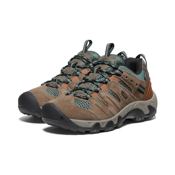 Women KEEN Shoes Headout Waterproof Brown Leather Hiking Shoe Women KEEN Shoes Headout Waterproof Brown Leather Hiking Shoe
