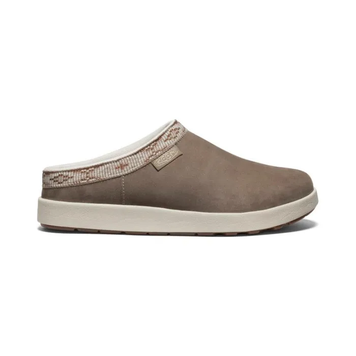Women KEEN SlipOns Elle Suede BrindleBirch Leather Mule