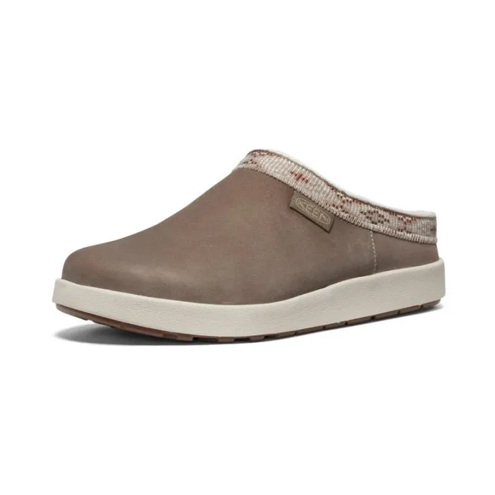 Women KEEN SlipOns Elle Suede BrindleBirch Leather Mule Women KEEN SlipOns Elle Suede BrindleBirch Leather Mule