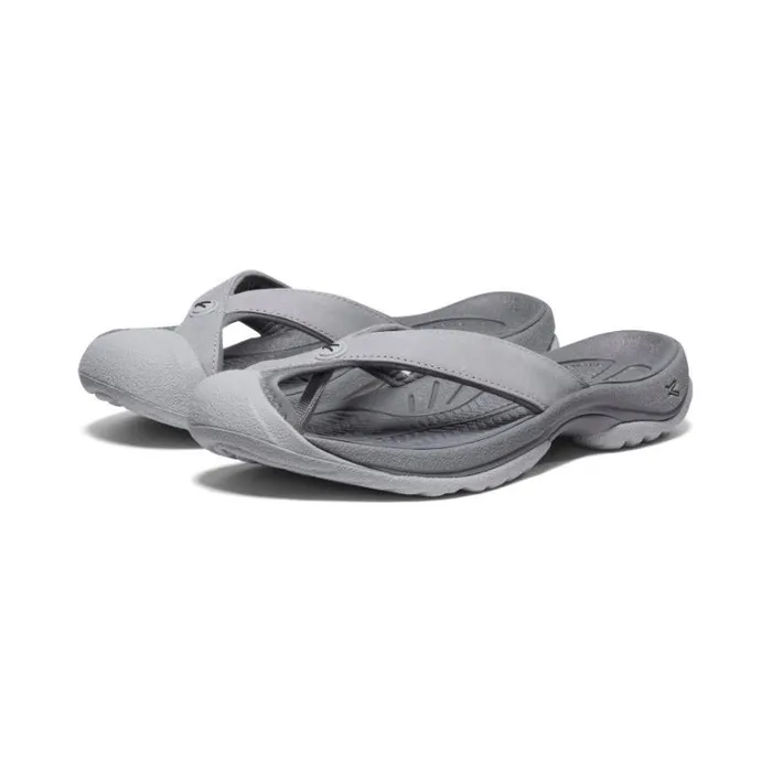 Women KEEN Water Waimea AlloyBlack Leather FlipFlop Women KEEN Water Waimea AlloyBlack Leather FlipFlop