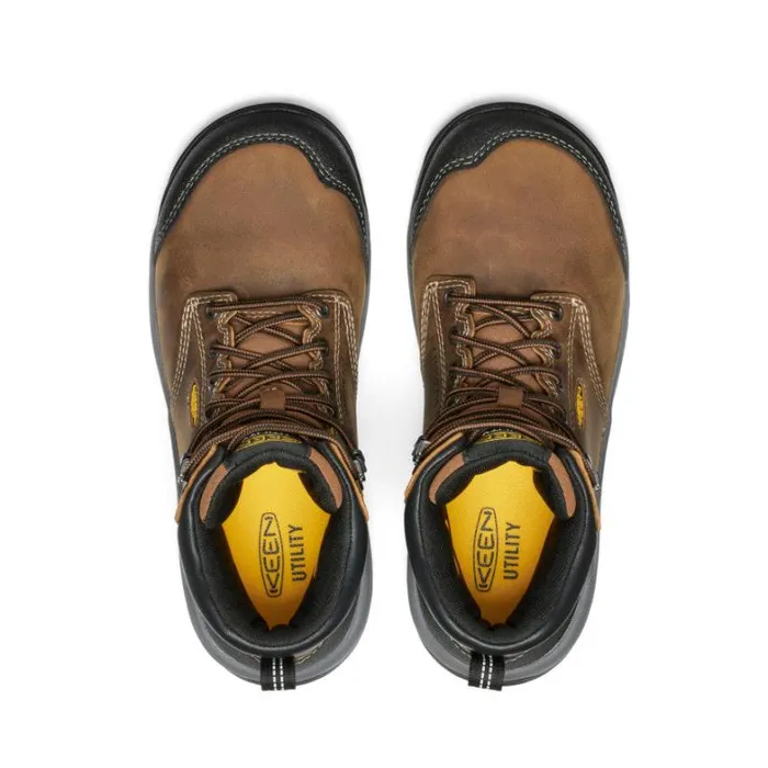 Women KEEN Work Boots and Shoes Evanston Boot 6quot Waterproof BisonBlack Leather Work Boot Women KEEN Work Boots and Shoes Evanston Boot 6quot Waterproof BisonBlack Leather Work Boot