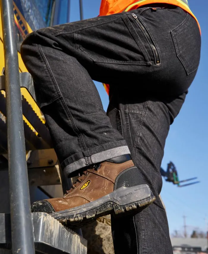 Women KEEN Work Boots and Shoes Evanston Boot 6quot Waterproof BisonBlack Leather Work Boot Women KEEN Work Boots and Shoes Evanston Boot 6quot Waterproof BisonBlack Leather Work Boot