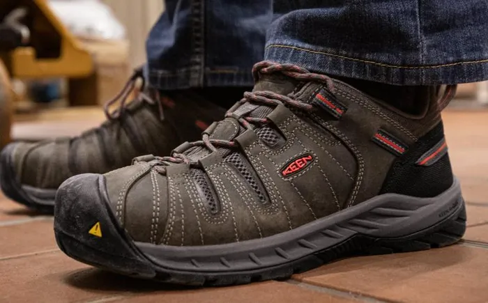 Women KEEN Work Boots and Shoes Flint II Steel Toe Cascade BrownSurf Spray Women KEEN Work Boots and Shoes Flint II Steel Toe Cascade BrownSurf Spray