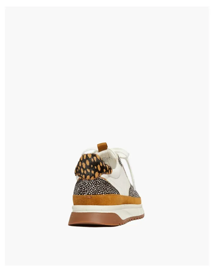 Women Kickoff Trainer Sneakers In Leather And Spot Mix Calf Hair Olive Grove Multi Madewell Sneakers Women Kickoff Trainer Sneakers In Leather And Spot Mix Calf Hair Olive Grove Multi Madewell Sneakers