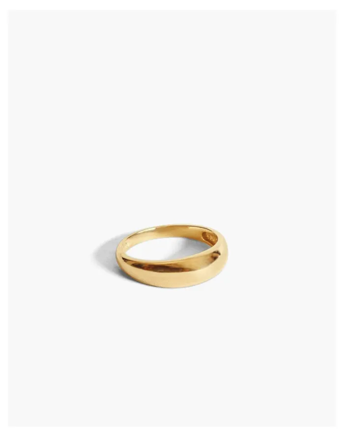 Women Kinn 14k Gold Dare To Love Dome Ring I Gold Madewell Fine Jewelry