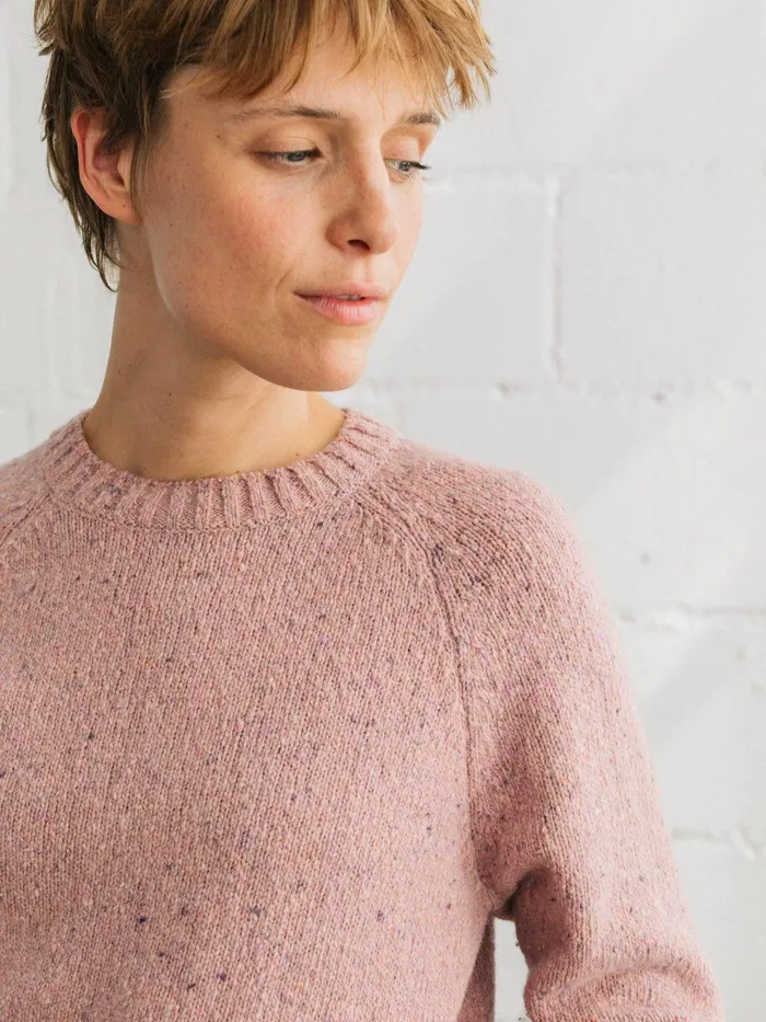 Women Knits Women 8211 Kalymnos 8211 Pink Multicolour Neps TWOTHIRDS Knits