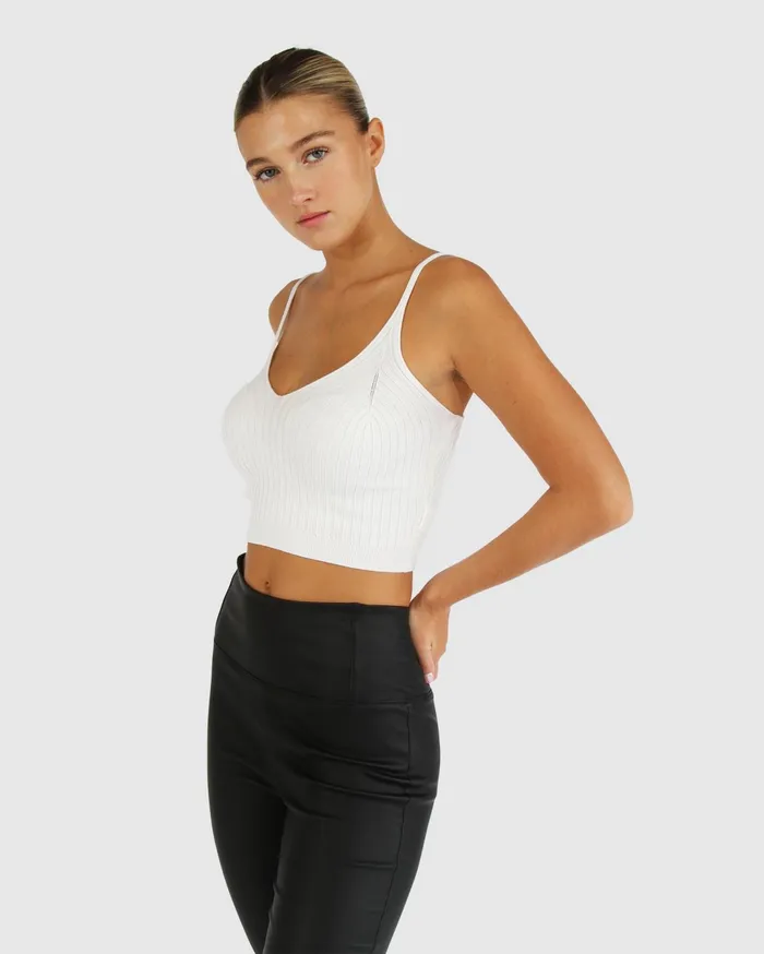 Women Knitwear Belle and Bloom All I Need Knit Crop 8211 Cream