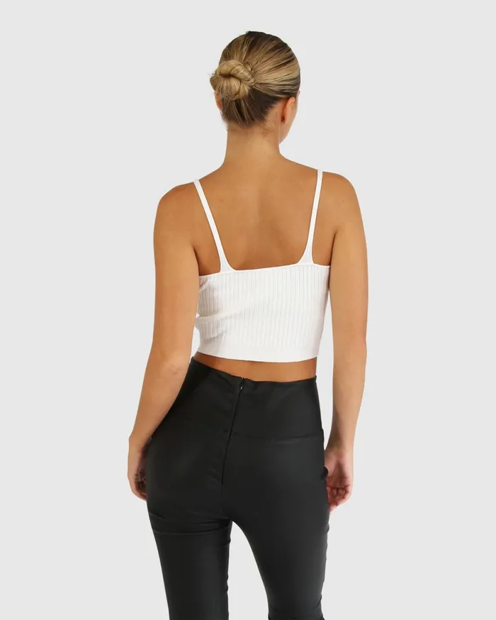 Women Knitwear Belle and Bloom All I Need Knit Crop 8211 Cream