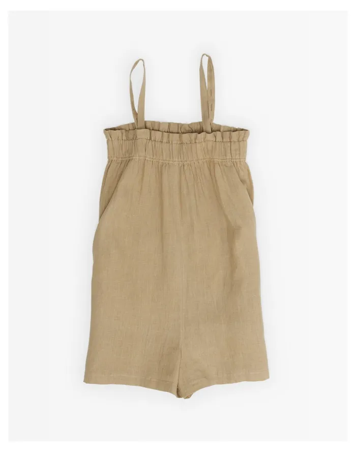 Women LAUDE The Label Thea Romper Ginger Clay Madewell Jumpsuits and Overalls Women LAUDE The Label Thea Romper Ginger Clay Madewell Jumpsuits and Overalls
