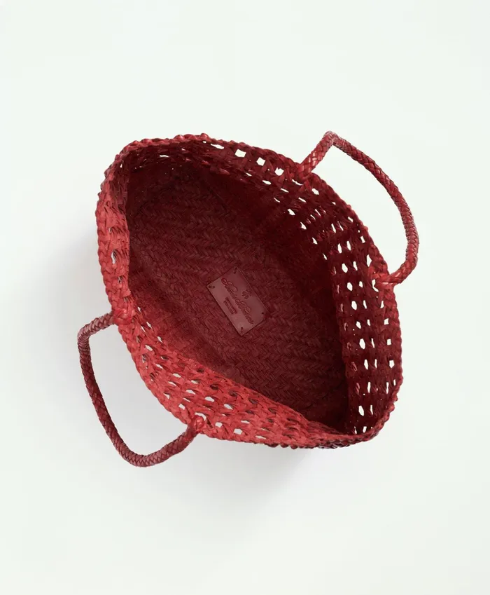 Women Leather Tote Bag Red Brooks Brothers Bags and Leather Goods