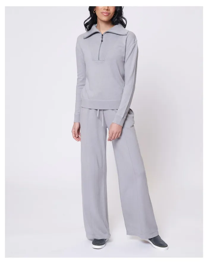 Women LEIMERE TISBURY HALF ZIP Grey Madewell Sweatshirts and Sweatpants Women LEIMERE TISBURY HALF ZIP Grey Madewell Sweatshirts and Sweatpants