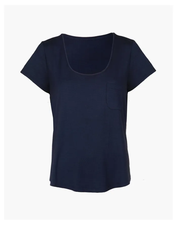 Women LIVELY All Day Tee Navy Madewell Pajamas