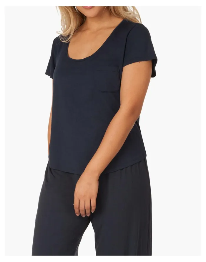 Women LIVELY All Day Tee Navy Madewell Pajamas Women LIVELY All Day Tee Navy Madewell Pajamas