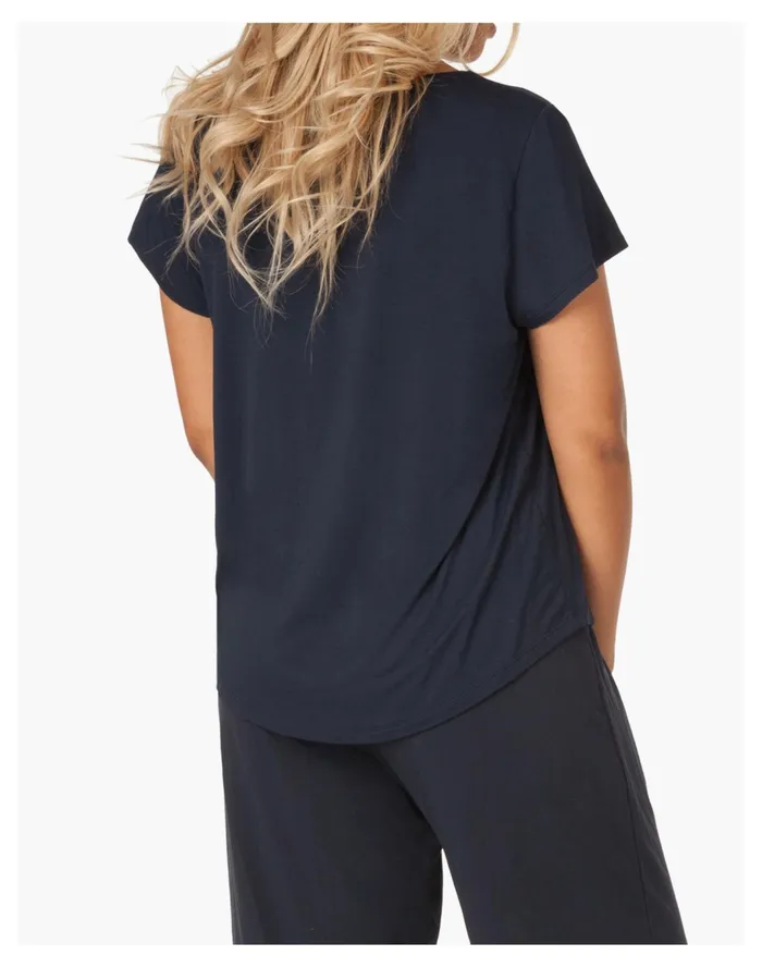 Women LIVELY All Day Tee Navy Madewell Pajamas Women LIVELY All Day Tee Navy Madewell Pajamas