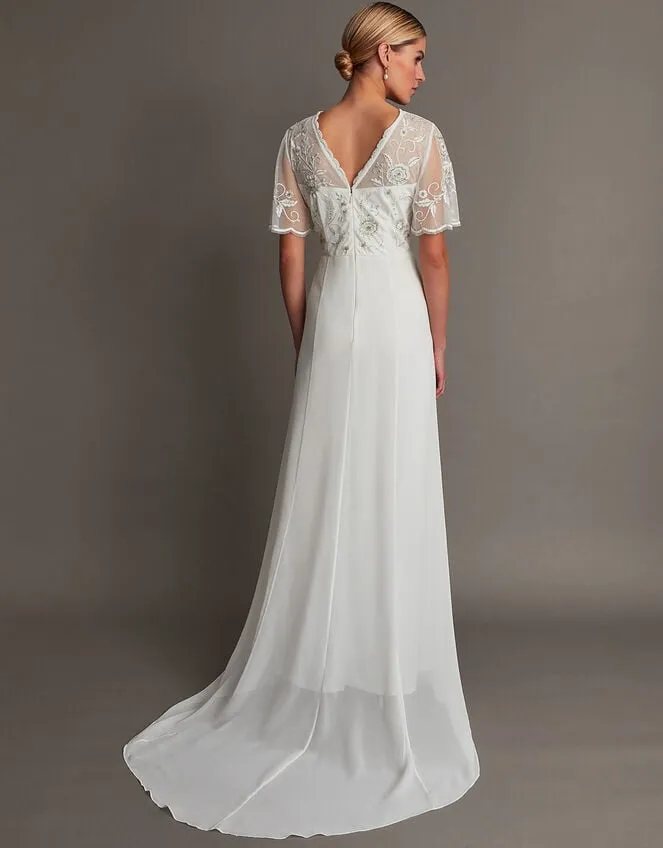 Women Liz Embroidered Bridal Dress Ivory Monsoon Dresses