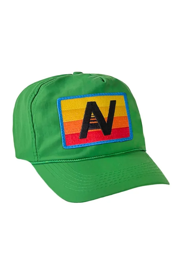 Women LOGO RAINBOW 8211 VINTAGE NYLON TRUCKER HAT Aviator Nation TruckerHats Women LOGO RAINBOW 8211 VINTAGE NYLON TRUCKER HAT Aviator Nation TruckerHats