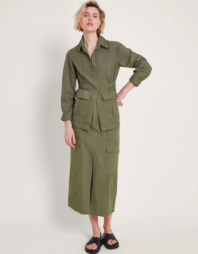 Women Lyria Embroidered Jacket Green Monsoon Casualwear