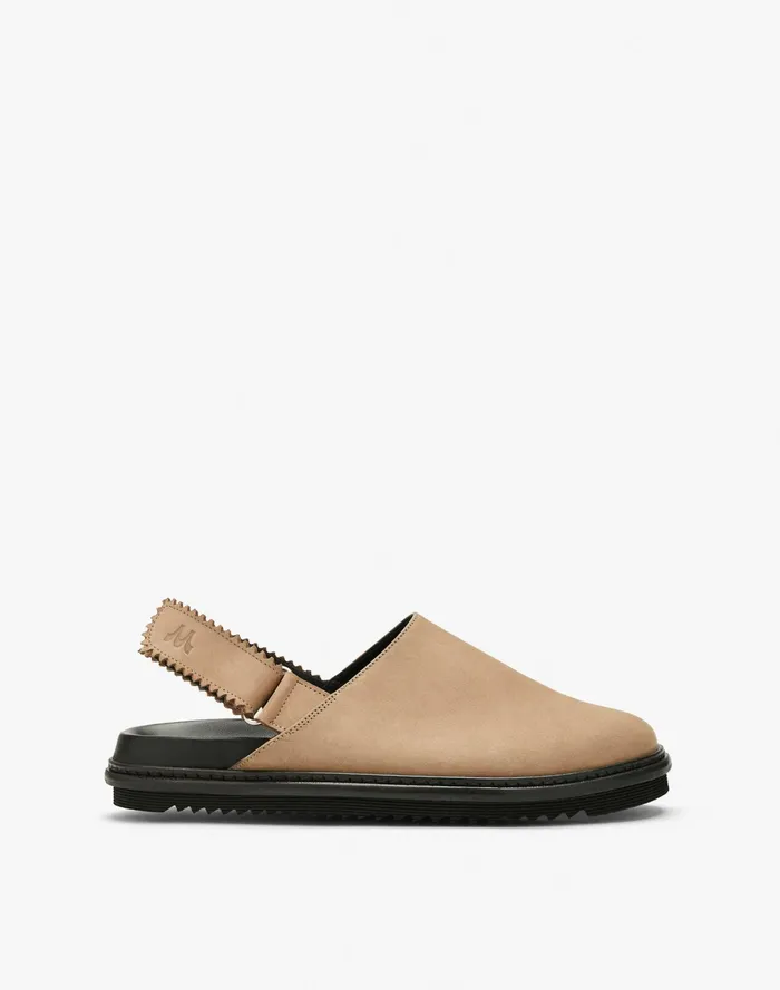 Women Maguire Nubuck Torre Mules Taupe Madewell Flats