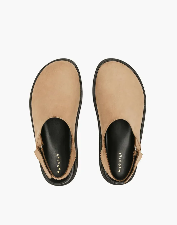 Women Maguire Nubuck Torre Mules Taupe Madewell Flats Women Maguire Nubuck Torre Mules Taupe Madewell Flats