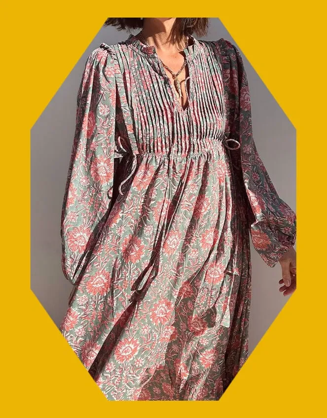 Women Maison M Autumn Dress Blue Monsoon Dresses