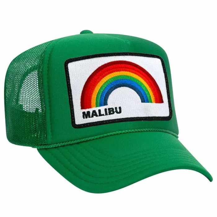 Women MALIBU RAINBOW TRUCKER HAT Aviator Nation TruckerHats Women MALIBU RAINBOW TRUCKER HAT Aviator Nation TruckerHats