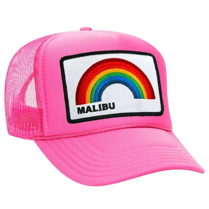 Women MALIBU RAINBOW TRUCKER HAT Aviator Nation TruckerHats Women MALIBU RAINBOW TRUCKER HAT Aviator Nation TruckerHats