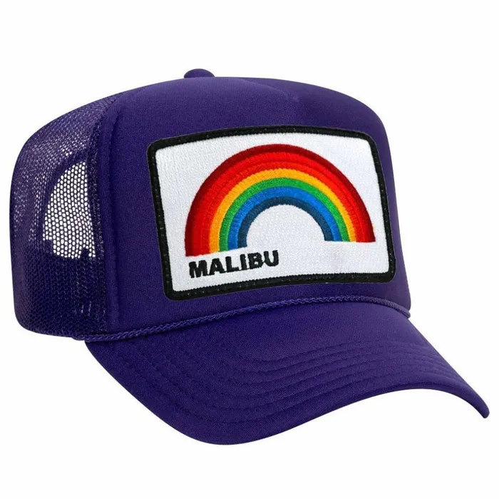 Women MALIBU RAINBOW TRUCKER HAT Aviator Nation TruckerHats Women MALIBU RAINBOW TRUCKER HAT Aviator Nation TruckerHats