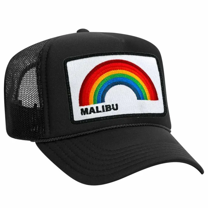 Women MALIBU RAINBOW TRUCKER HAT Aviator Nation TruckerHats Women MALIBU RAINBOW TRUCKER HAT Aviator Nation TruckerHats