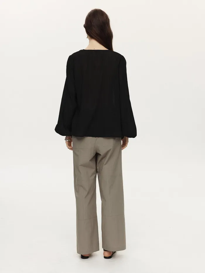 Women Marle 8211 Della Top In Black The UNDONE Tops