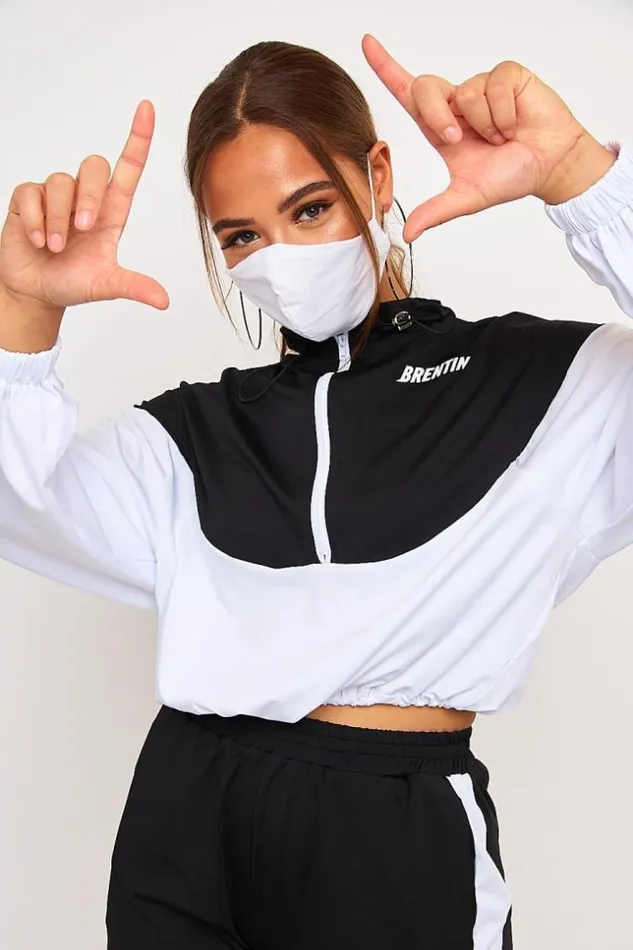 Women Masque Blanc Uni Non Homologu White Brentiny Paris Masks