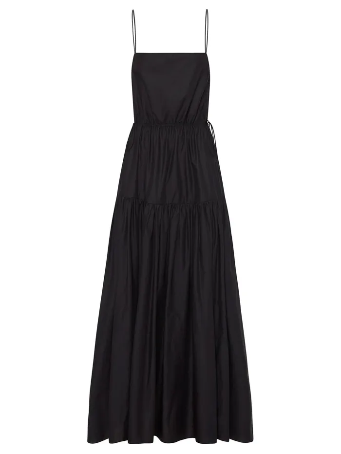 Women Matteau 8211 Drop Waist Sundress In Black The UNDONE Dresses