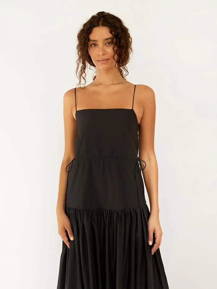 Women Matteau 8211 Drop Waist Sundress In Black The UNDONE Dresses
