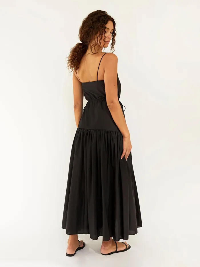 Women Matteau 8211 Drop Waist Sundress In Black The UNDONE Dresses