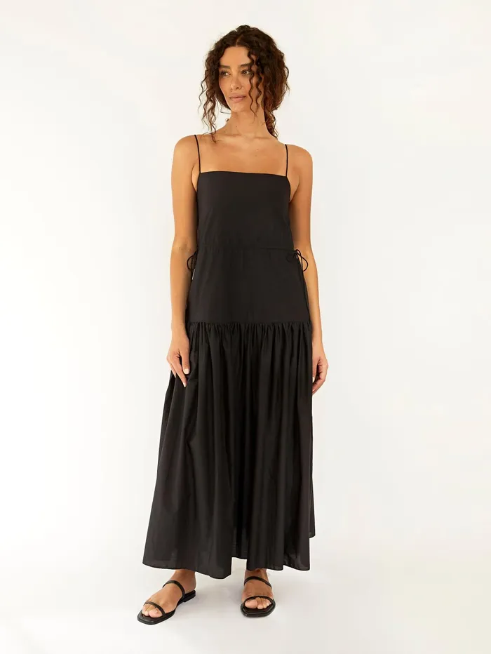 Women Matteau 8211 Drop Waist Sundress In Black The UNDONE Dresses