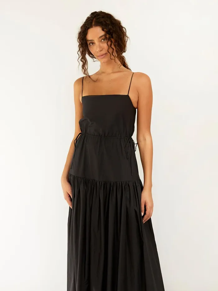 Women Matteau 8211 Drop Waist Sundress In Black The UNDONE Dresses