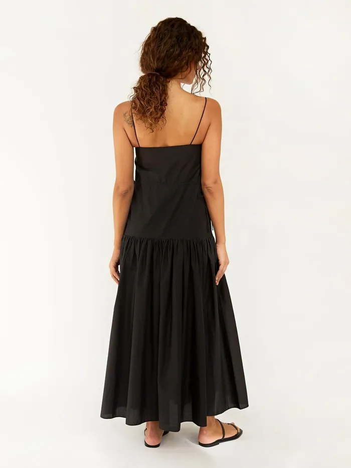 Women Matteau 8211 Drop Waist Sundress In Black The UNDONE Dresses