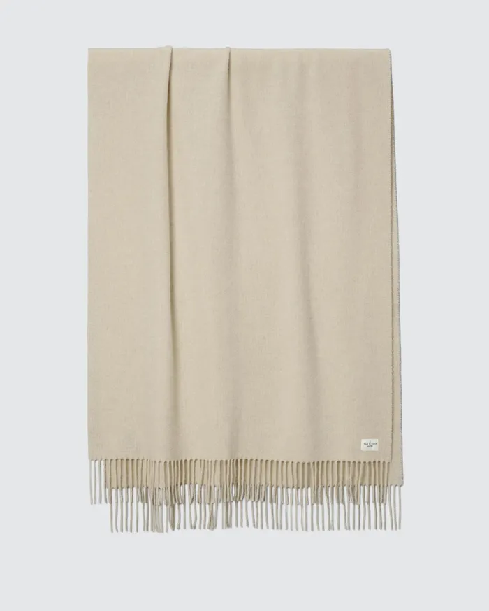 WomenMen Rag and Bone Scarves and Ponchos Addison Recycled Wool Scarf Oatmeal