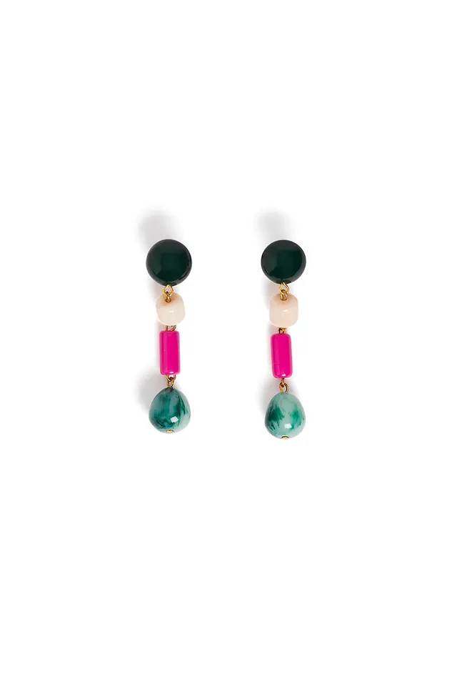 Women Merope LupinBeige RoseToundra Earrings Des Petits Hauts Jewellery Dph X Feeka