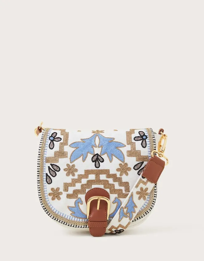 Women Metallic Embroidered CrossBody Bag Monsoon Bags and Purses
