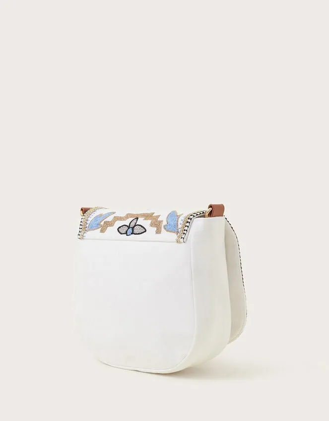 Women Metallic Embroidered CrossBody Bag Monsoon Bags and Purses