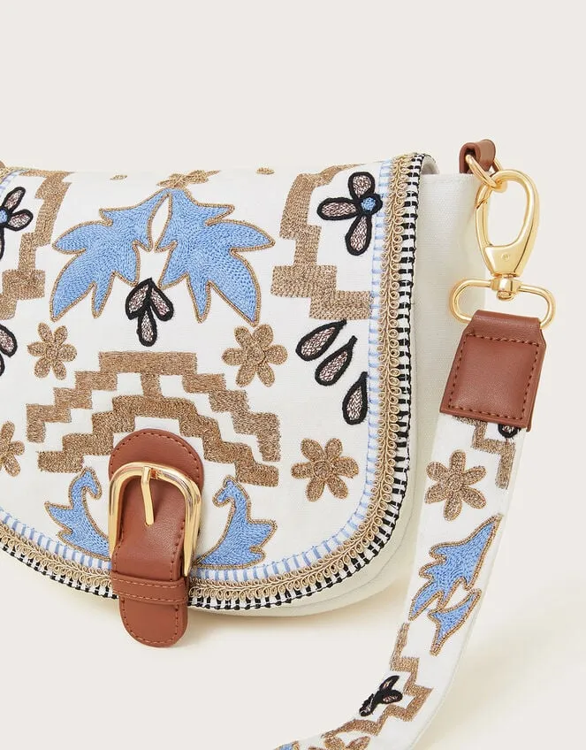 Women Metallic Embroidered CrossBody Bag Monsoon Bags and Purses