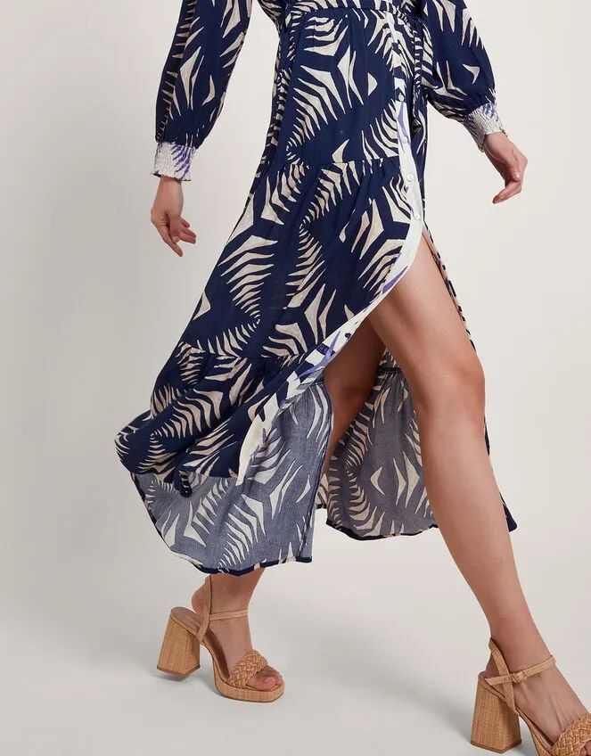 Women Mimi Shirt Dress Blue Monsoon Dresses