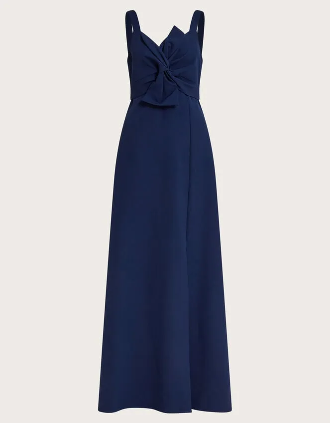 Women Molly Twist Maxi Dress Blue Monsoon Occasionwear