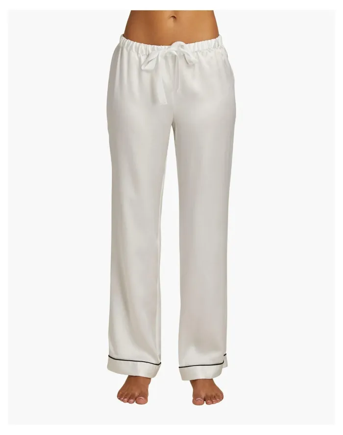 Women Morgan Lane CHANTAL PANT White Madewell Pajamas Women Morgan Lane CHANTAL PANT White Madewell Pajamas