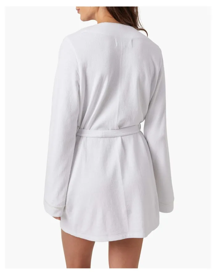 Women Morgan Lane NALA ROBE CHALK White Madewell Pajamas Women Morgan Lane NALA ROBE CHALK White Madewell Pajamas